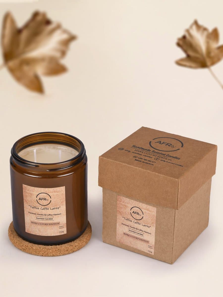 AFRily Toffee Caffe Latte Candle