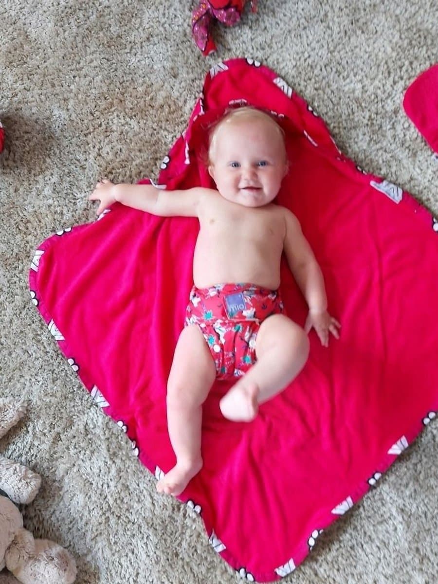 Kenya Kanga Collection Baby Towel and Glove Set