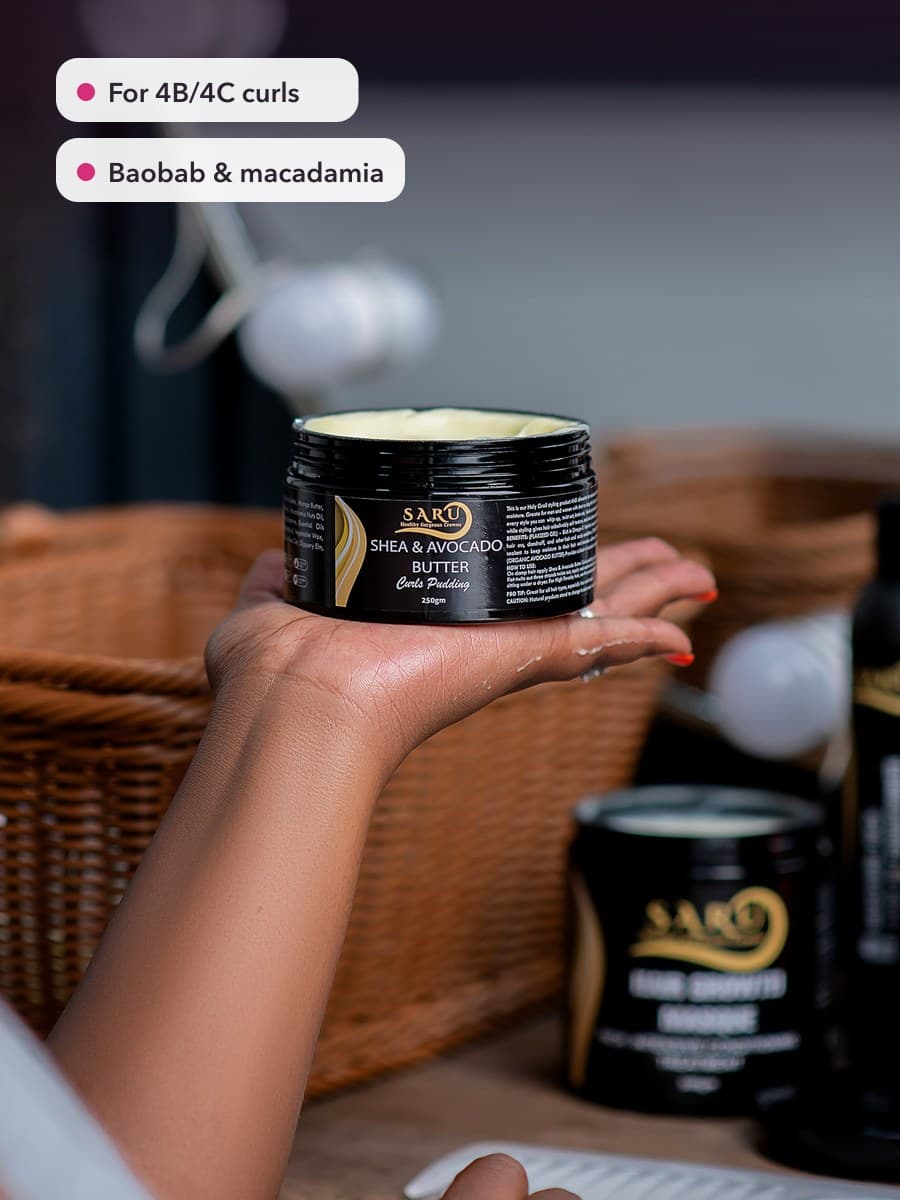 Saru Shea & Avocado Curls Pudding