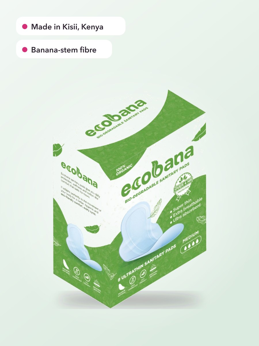 Ecobana Banana-Fibre Sanitary Pads