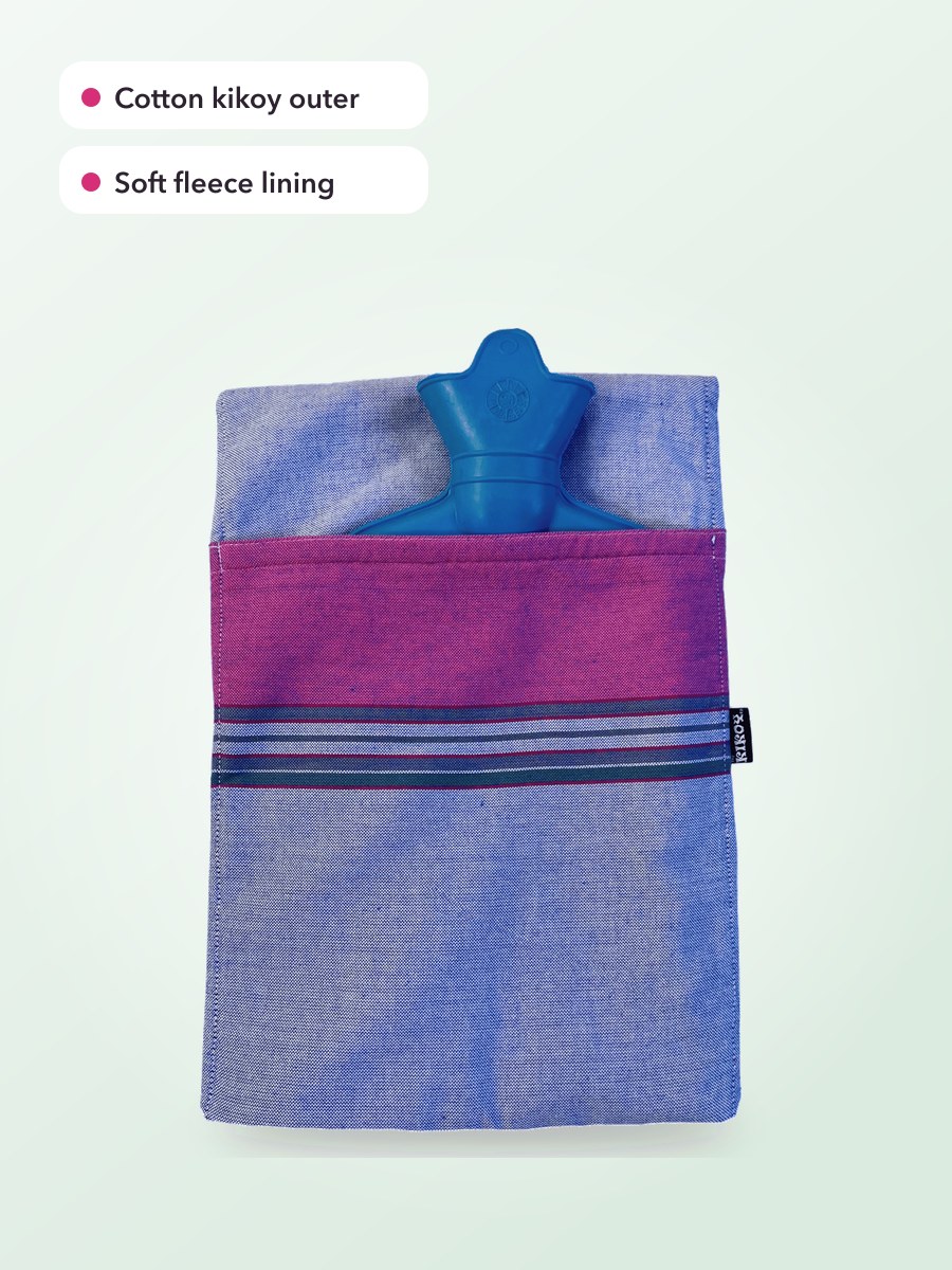 Kikoy Hot-Water Bottle Cover